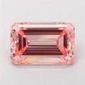 3.02ct Emerald Lab Grown Diamond (Colour Fancy Intense Pink, Clarity VS2, IGI Certified)