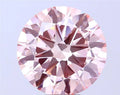 9.09ct Round Lab Grown Diamond (Colour Fancy Pink, Clarity VS1, Cut EX, IGI Certified)