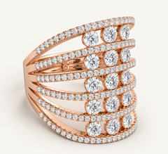 MATRIX COCKTAIL RING