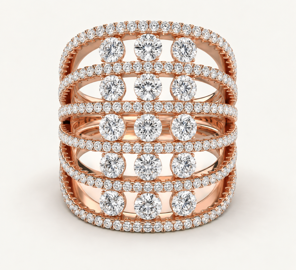 MATRIX COCKTAIL RING