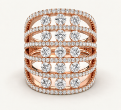 MATRIX COCKTAIL RING