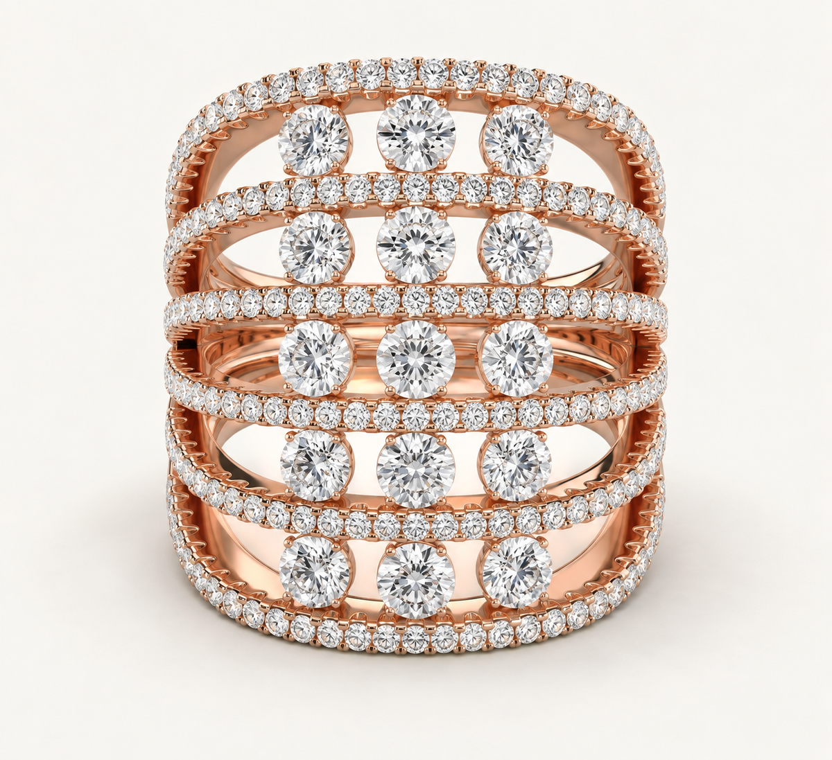 MATRIX COCKTAIL RING