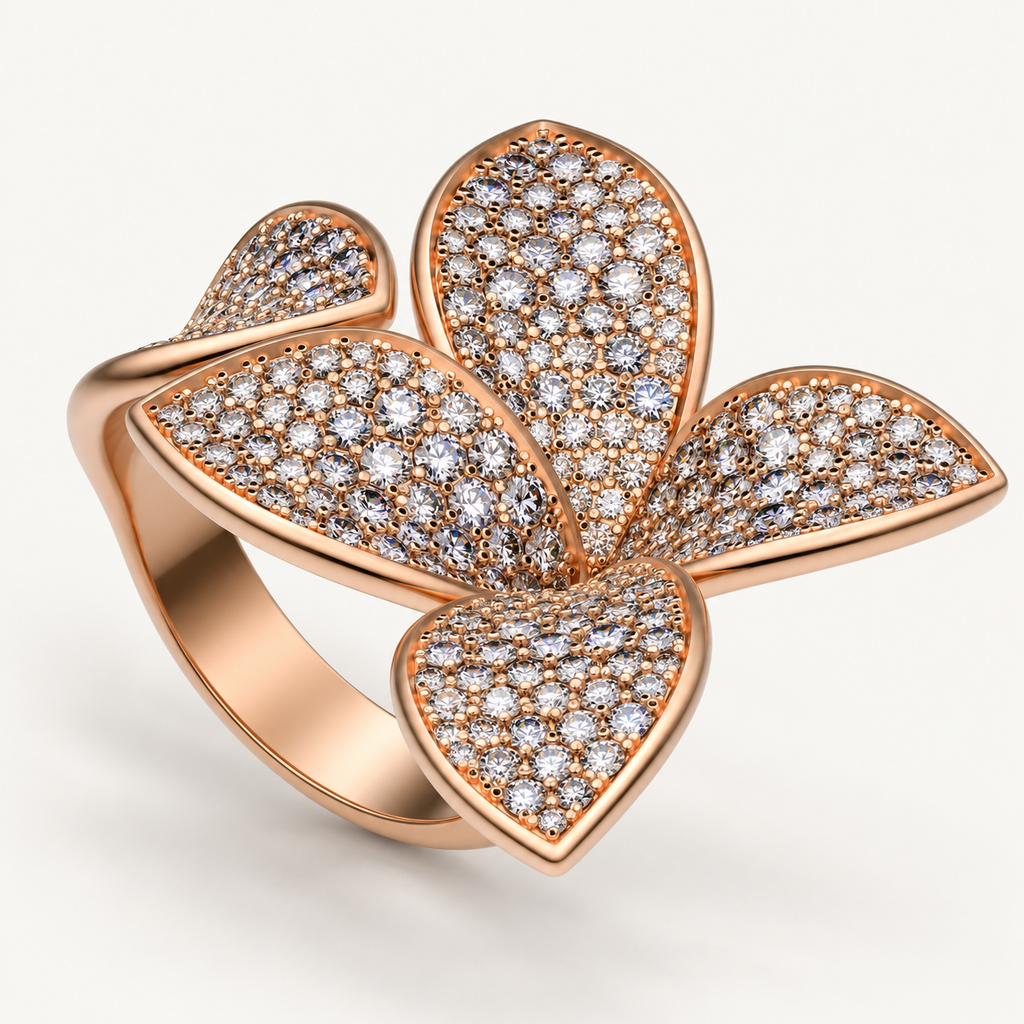 FIVE LEAFS RING