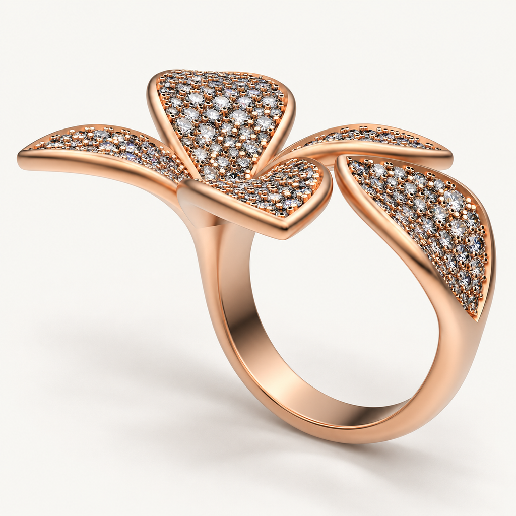 FIVE LEAFS RING