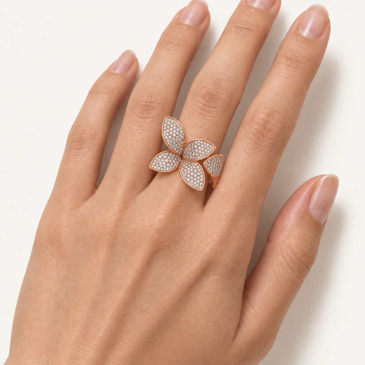 FIVE LEAFS RING