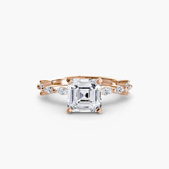 Solitaire with Eternity Pavé