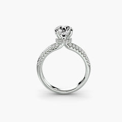 Solitaire with Pavé