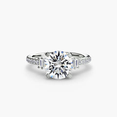 Solitaire with Pavé 4
