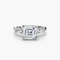 The Floral Accent Solitaire