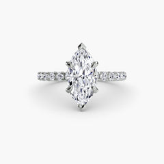Solitaire with Pavé 6