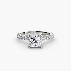 Solitaire with Pavé 6