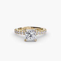 Solitaire with Pavé 6