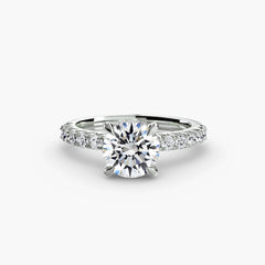 Solitaire with Pavé 6
