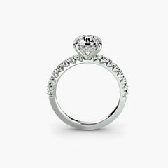 Solitaire with Pavé 6