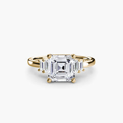 Baguette Accent Solitaire