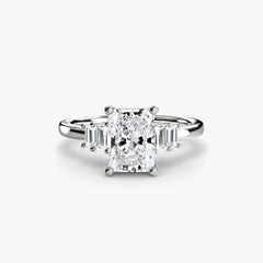 Baguette Accent Solitaire