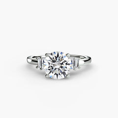 Baguette Accent Solitaire