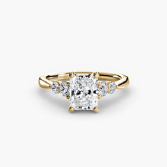 Solitaire with Shoulder Accents 2