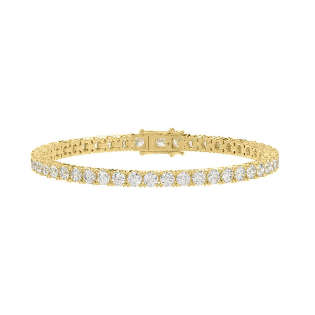 Basket 4 Prong Tennis Bracelet | 4.4-6.2ct