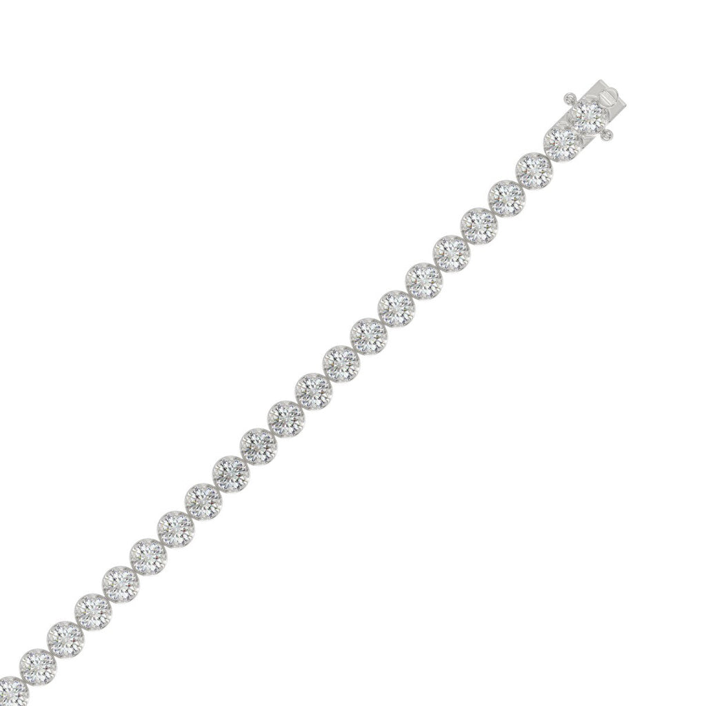 Microfusion Prong Set Tennis Bracelet | 4.3-6.1ct