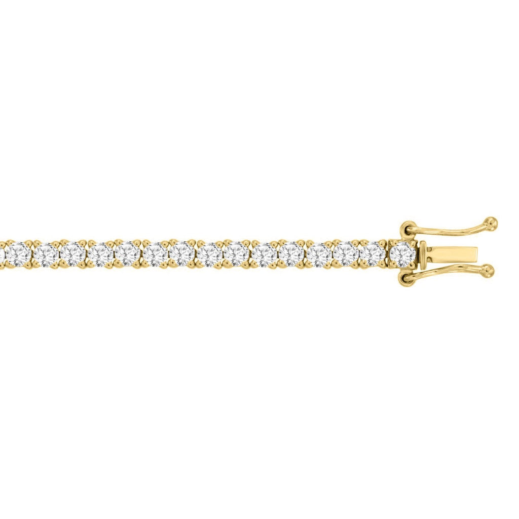 Basket 4 Prong Tennis Bracelet | 4.4-6.2ct