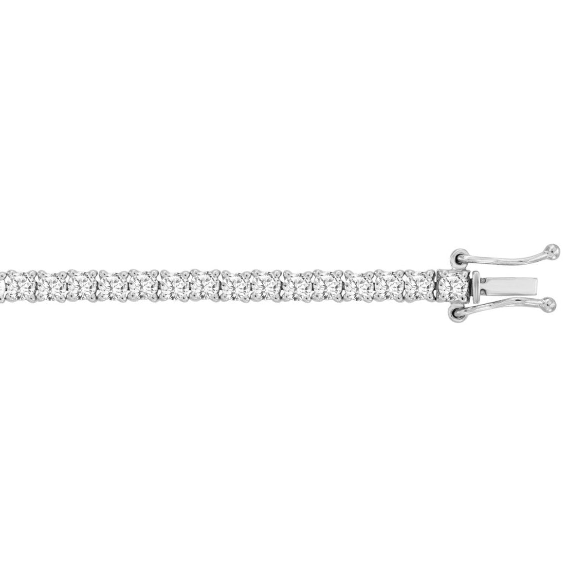 Basket 4 Prong Tennis Bracelet | 4.4-6.2ct