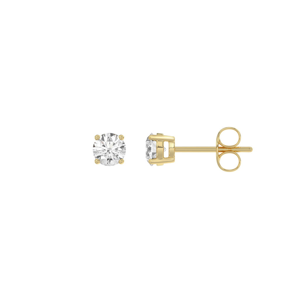 4 Prong Basket Stud Earrings | 0.25ct