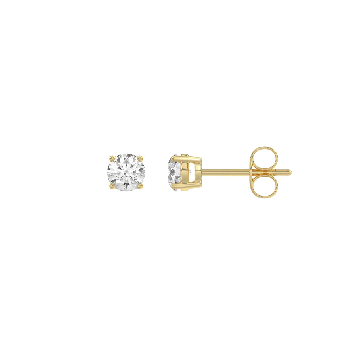 4 Prong Basket Stud Earrings | 0.25ct