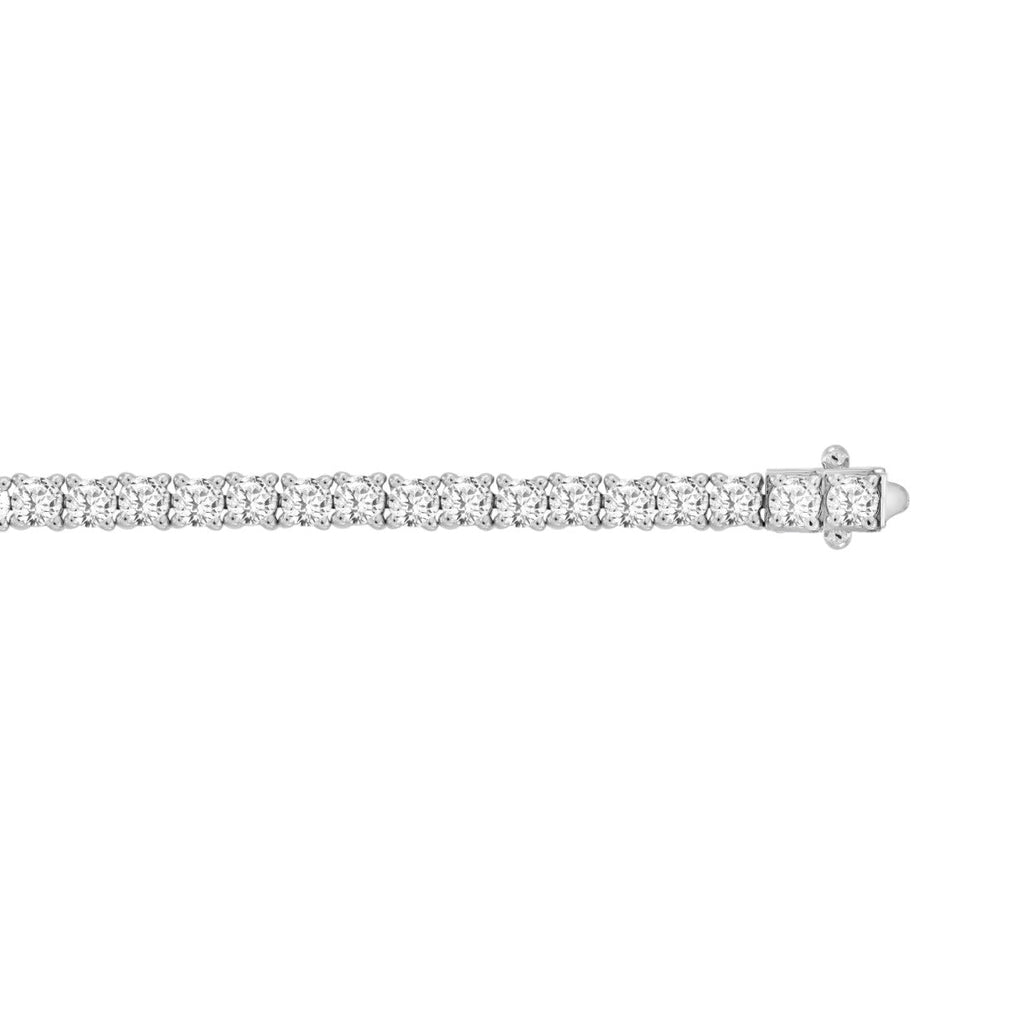 Basket 4 Prong Tennis Bracelet | 4.4-6.2ct
